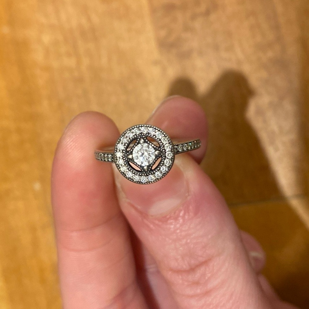 Pandora Silver Vintage-Inspired Ring